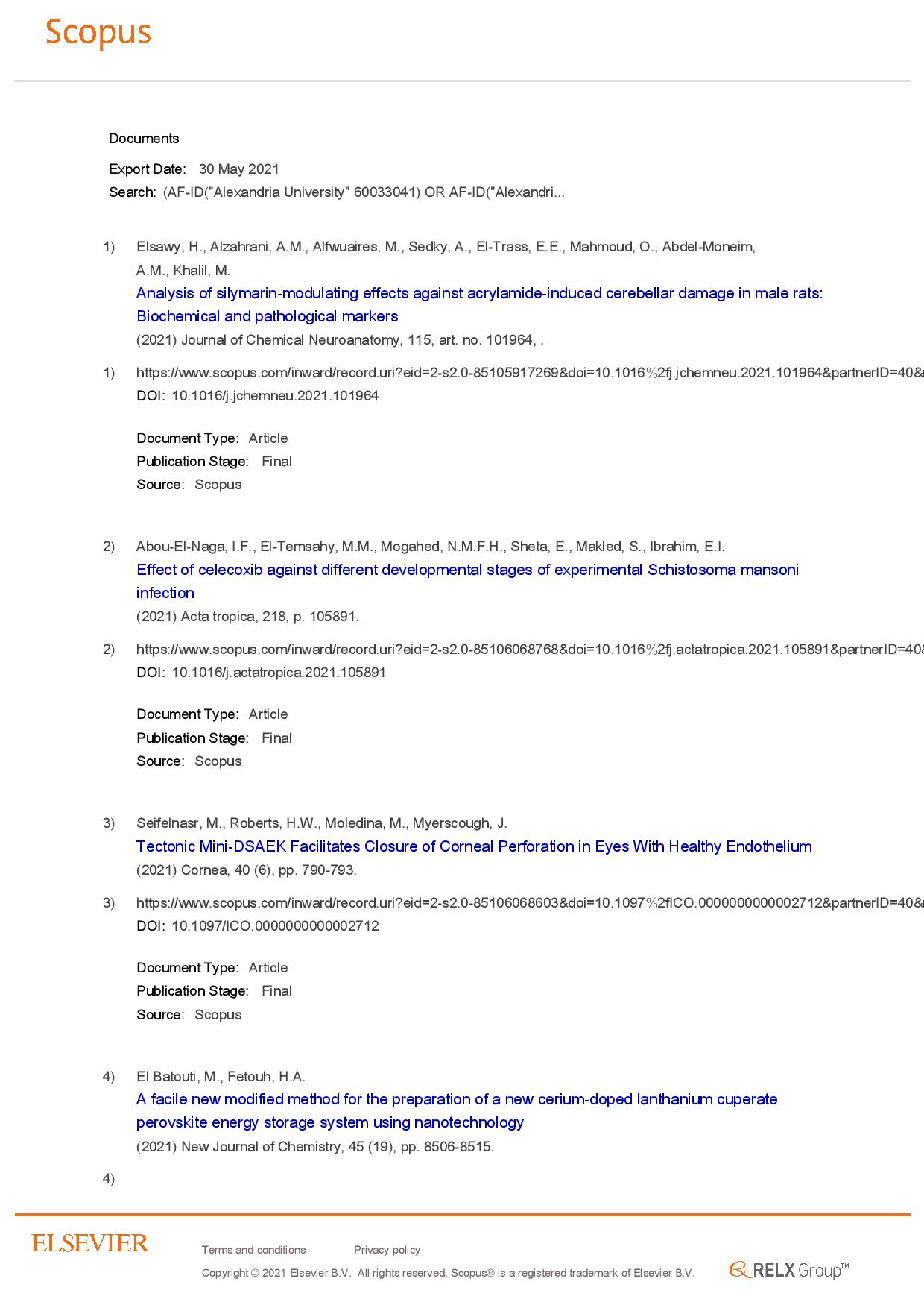 AlexU Publication in Scopus 30 May 2021 page 001