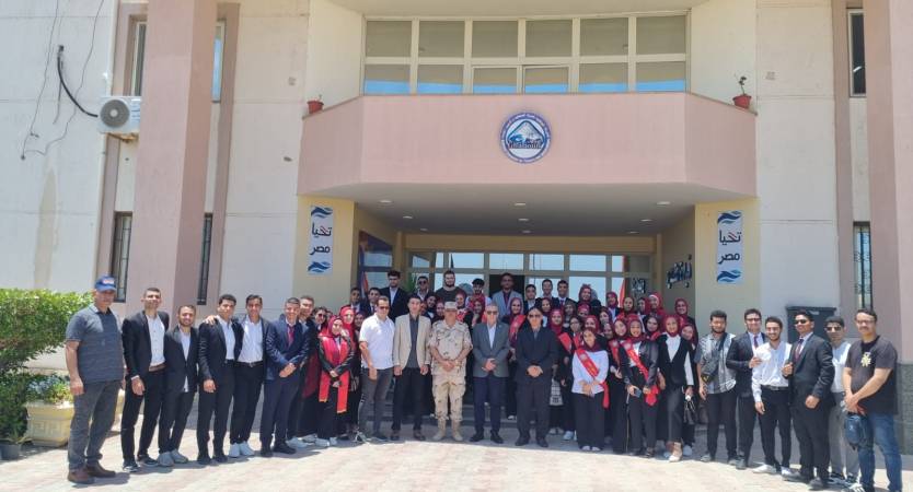 طلاب جامعة الإسكندرية فى قلب المشروعات القومية احتفالاً بذكرى ثورة ٣٠ يونيو المجيدة