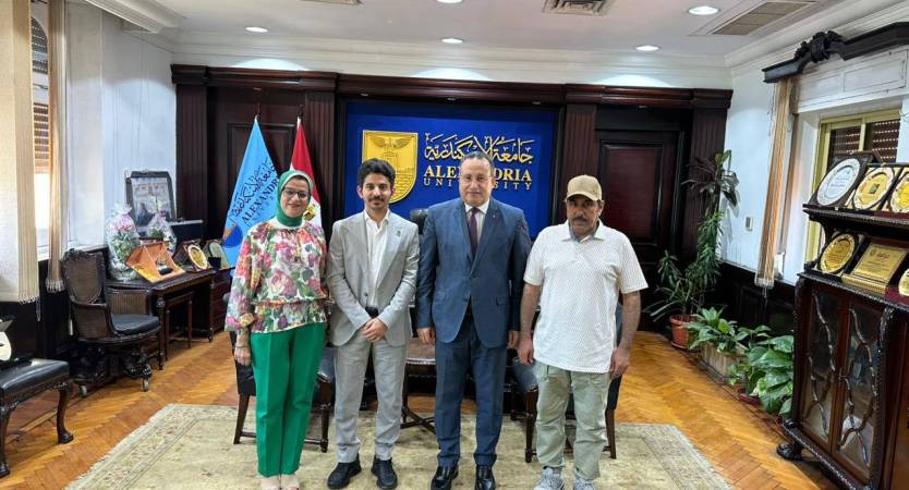 Alexandria University Receives  Director of the Scientific Research and Innovation Centre at Al-Asalah University in Saudi Arabia to Discuss Potential Cooperation
