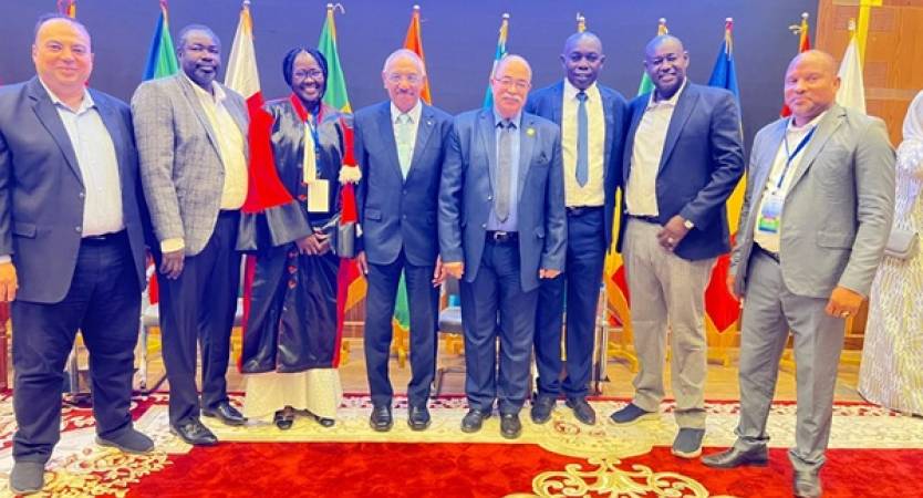 نائب رئيس جامعة الإسكندرية يزور فرع الجامعة في تشاد ويشارك في مؤتمر CAMES الإفريقي للتعليم العالى