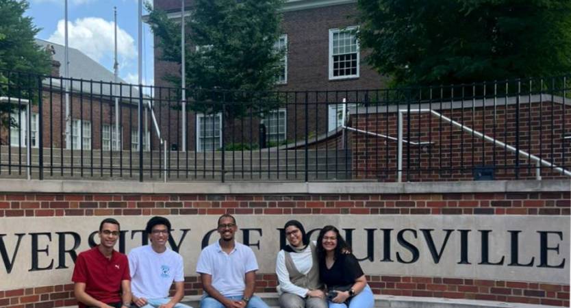 Alexandria University Students Participate in the 2025 International Summer Training Program at the University of Louisville, USA