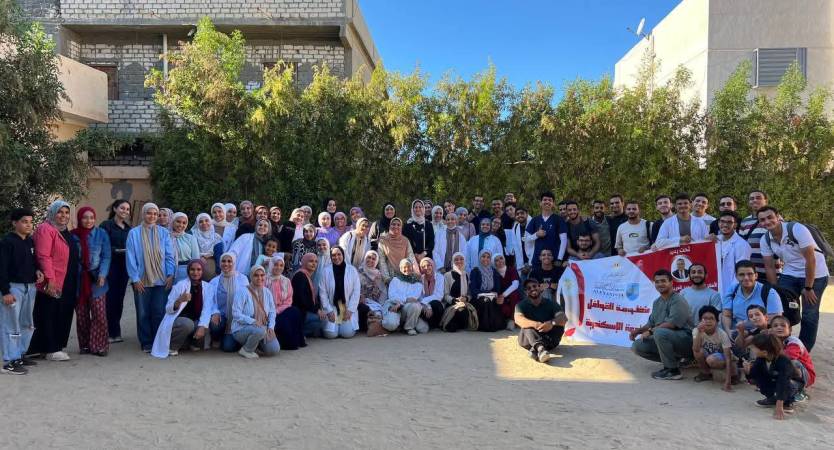 جامعة الإسكندرية تُطلق أولى قوافلها الطبية للعام الجامعى ٢٠٢٦/٢٠٢٥ لخدمة أهالي 
