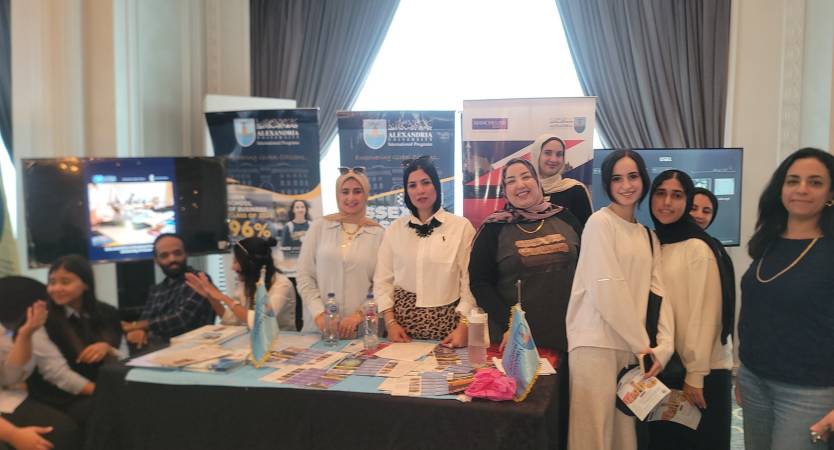 جامعة الإسكندرية تشارك في الدورة الرابعة من معرض ZoneEd للتعليم الجامعي والوظائف