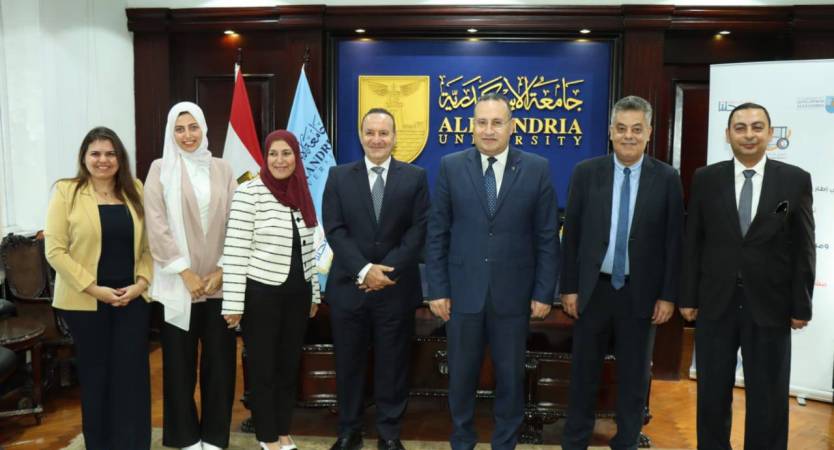 Alexandria University and “Sehetna” Foundation Sign Cooperation Protocol to Equip an Intensive Care Unit at Al-Mowasat University Hospital