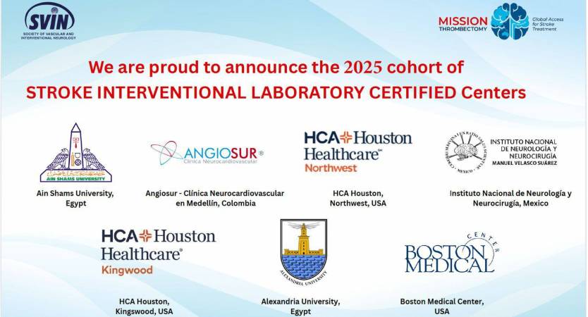 The Stroke Unit at Smouha University Hospital Receives the International SILC Accreditation from the Society of Vascular and Interventional Neurology (SVIN)