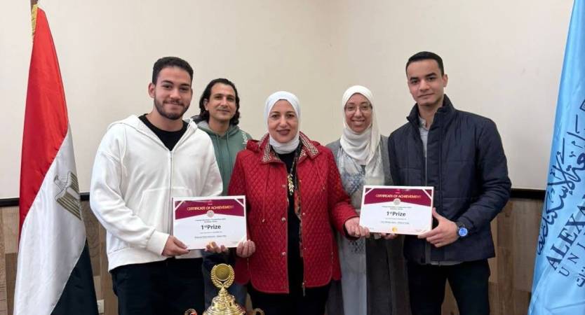 فوز فريق Vulnera من جامعة الإسكندرية بالمركز الأول على مستوى شمال أفريقيا في مسابقة Huawei Developer Competition 2025