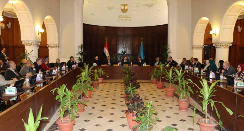 President of Alexandria University Honors Innovative Teams of Researchers and Students and Invites Submission of Research Ideas for Implementation through the Technology Park