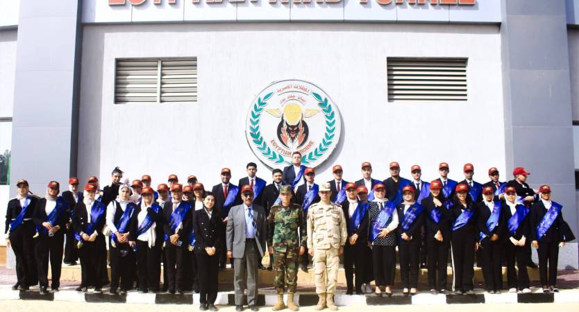 زيارة ميدانية لطلاب جامعة الإسكندرية إلى قوات المظلات لتعزيز الوعي الوطني والانتماء