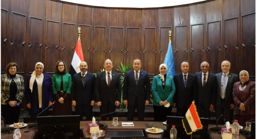 Alexandria University Receives the Argentine Ambassador to Discuss Ways of Joint Cooperation
