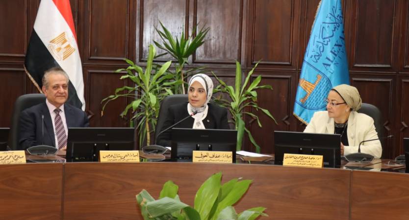 The Community Service and Environmental Development Council Congratulates the Minister of Higher Education and the Governors of the Red Sea and Alexandria and Discusses Several Community Initiatives