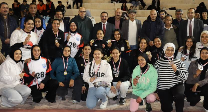 Closing Ceremony of the Ramadan Sports Tournament for Five-a-Side Football and Athletics at Alexandria University