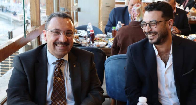 الدكتور أحمد عبد الحكيم يشدد على دعم الأنشطة الطلابية خلال الإفطار السنوي لإتحاد طلاب جامعة الإسكندرية 