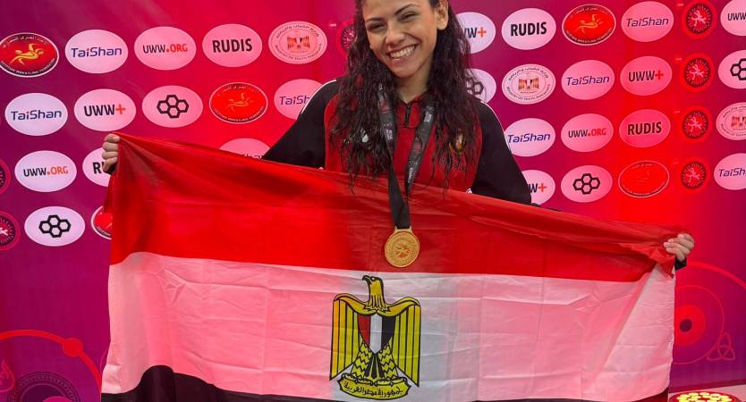 إنجاز رياضي جديد لجامعة الإسكندرية.. طالبة بكلية علوم الرياضة للبنات تحصد ذهبية أفريقيا