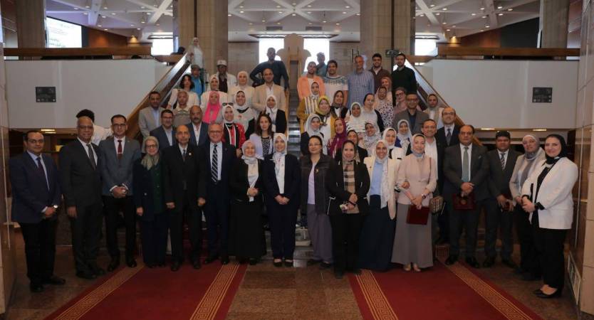 جامعة الإسكندرية تحتفل بختام مشروع تحويل كلية الصيدلة إلى كلية خضراء صديقة للبيئة