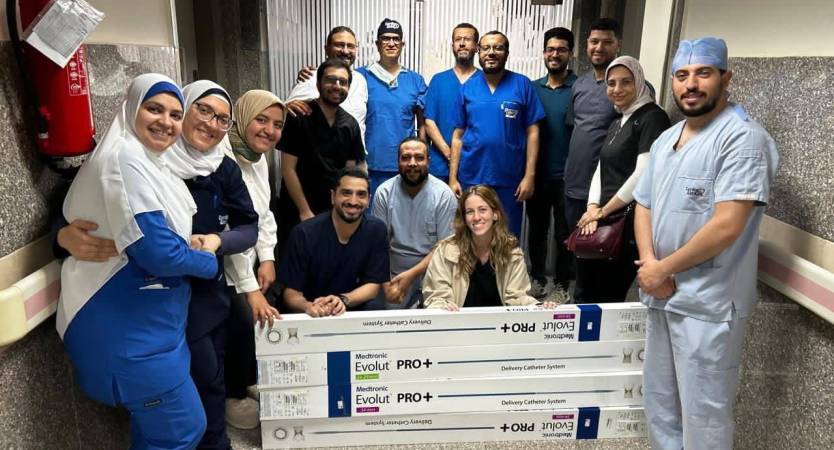 A Major Breakthrough in the Treatment of Aortic Valve Patients at Alexandria University Hospitals