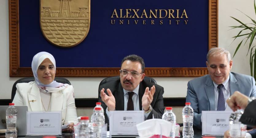 لتعظيم مواردها الذاتية.. جامعة الإسكندرية تعقد الاجتماع الأول للمجلس الأعلى للشركات