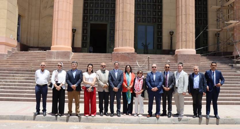 جامعة الإسكندرية تستقبل وفد جامعة فيرجينيا تك الأمريكية لبحث آفاق التعاون الأكاديمي والبحثي