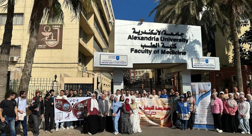 Alexandria University Organizes a Comprehensive Medical Convoy to Serve the Residents of Abis 7