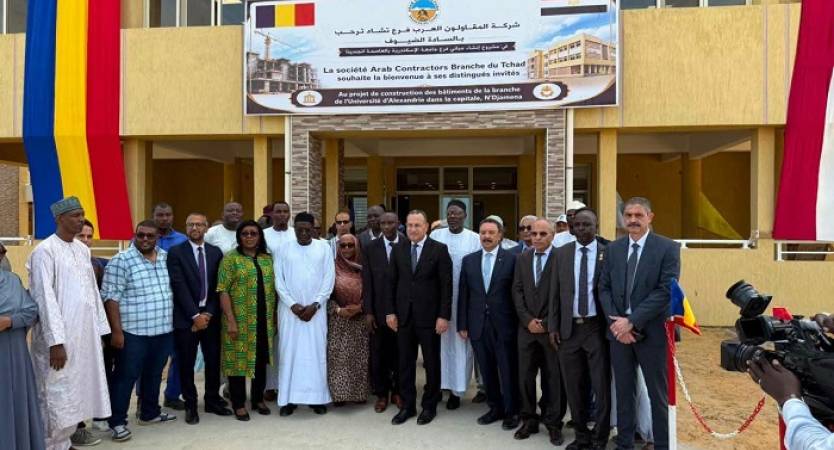 Minister of Higher Education and Acting President of Alexandria University Inspect the University's N'Djamena Branch Ahead of Its Official Opening in May 2027