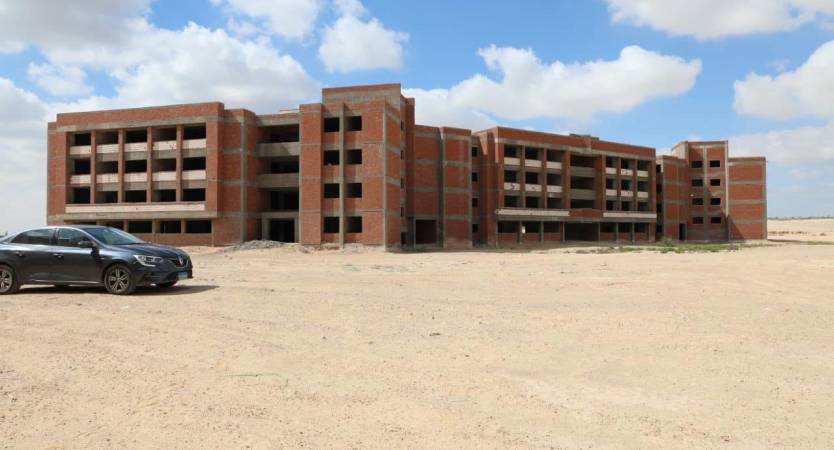 وزير التعليم العالي يتفقد فرع جامعة الإسكندرية بمدينة برج العرب