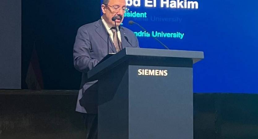 Alexandria University Participates in “Siemens Talk” at Bibliotheca Alexandrina to Bridge Education and Industry