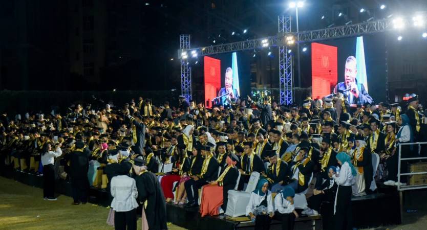 President of Alexandria University Witnesses the Graduation Ceremony of Faculty of Engineering 77th Class