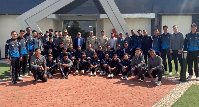 Alexandria University students visit a group of military units and development projects
