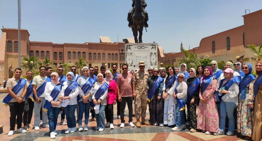  Alexandria University celebrates the anniversary of the June 30 Revolution with student visits to several military sites