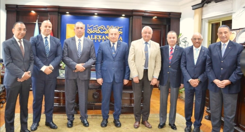 بروتوكول تعاون بين جامعة الإسكندرية والنقابة العامة للمحامين في المجالات ذات الاهتمام المشترك