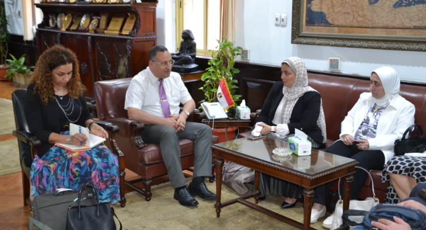 President of Alexandria University Receives Delegation of Scientific Research and Technology Academy to Discuss Cooperation in Quantum Computing Field