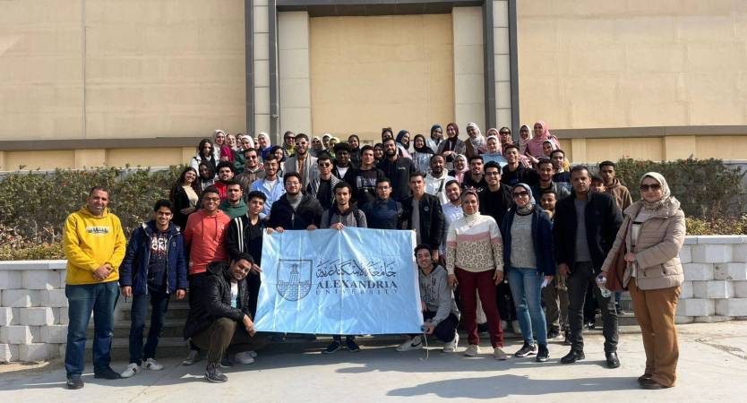 Alexandria University Organizes Student Visits to 56th Cairo International Book Fair 